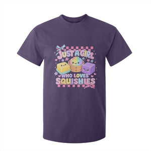 Just A Girl Who Loves Squishies T Shirt For Kid Cute Kawaii Dumpling Graphic Coquette Bow Girls