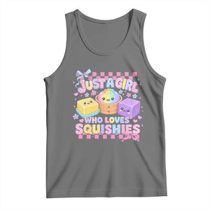 Just A Girl Who Loves Squishies Tank Top Cute Kawaii Dumpling Graphic Coquette Bow Girls