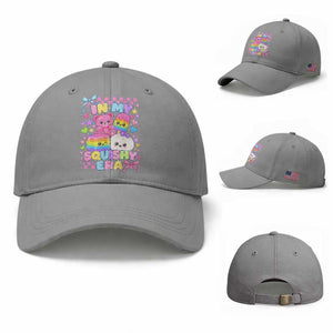 In My Squishy Era Baseball Cap Cute Kawaii Pastel Dumpling Graphic