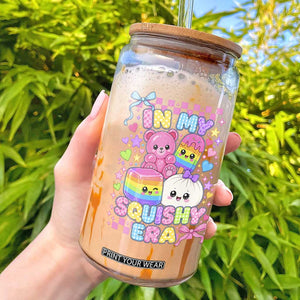 In My Squishy Era Glass Can Cute Kawaii Pastel Dumpling Graphic