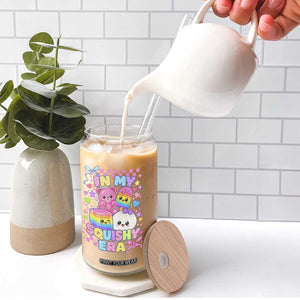In My Squishy Era Glass Can Cute Kawaii Pastel Dumpling Graphic