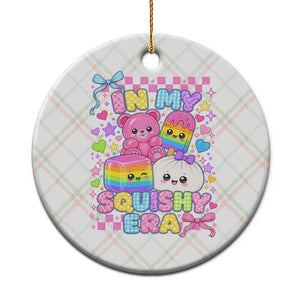 In My Squishy Era Ceramic Ornament Cute Kawaii Pastel Dumpling Graphic