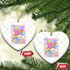 In My Squishy Era Ceramic Ornament Cute Kawaii Pastel Dumpling Graphic