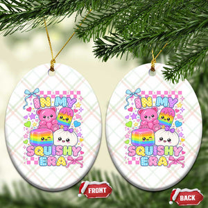 In My Squishy Era Ceramic Ornament Cute Kawaii Pastel Dumpling Graphic
