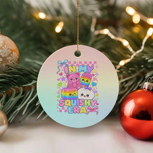 In My Squishy Era Ceramic Ornament Cute Kawaii Pastel Dumpling Graphic