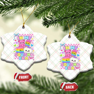 In My Squishy Era Ceramic Ornament Cute Kawaii Pastel Dumpling Graphic