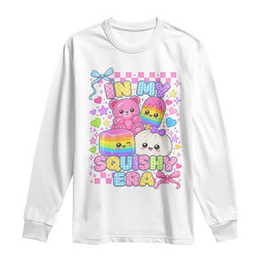 In My Squishy Era Long Sleeve Shirt Cute Kawaii Pastel Dumpling Graphic