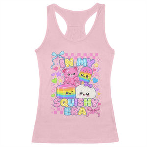 In My Squishy Era Racerback Tank Top Cute Kawaii Pastel Dumpling Graphic
