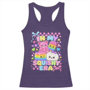 In My Squishy Era Racerback Tank Top Cute Kawaii Pastel Dumpling Graphic
