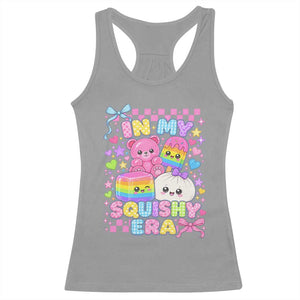 In My Squishy Era Racerback Tank Top Cute Kawaii Pastel Dumpling Graphic