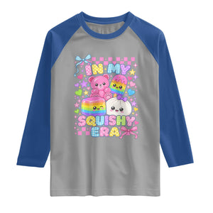 In My Squishy Era Raglan Shirt Cute Kawaii Pastel Dumpling Graphic