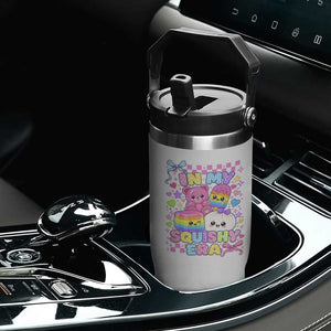 In My Squishy Era Flip Straw Tumbler Cute Kawaii Pastel Dumpling Graphic