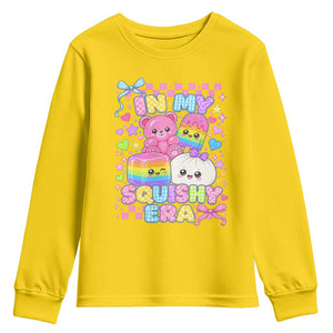 In My Squishy Era Youth Sweatshirt Cute Kawaii Pastel Dumpling Graphic