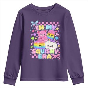 In My Squishy Era Youth Sweatshirt Cute Kawaii Pastel Dumpling Graphic