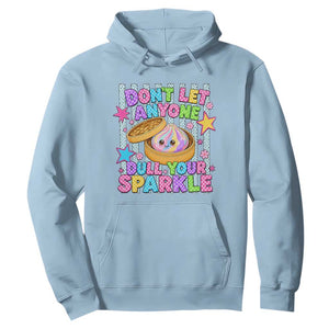 Squishy Lovers Hoodie Dont Let Anyone Dull Your Sparkle Cute Rainbow Dumpling Graphic