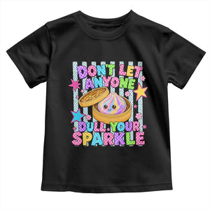 Squishy Lovers Toddler T Shirt Dont Let Anyone Dull Your Sparkle Cute Rainbow Dumpling Graphic