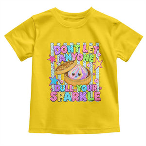 Squishy Lovers Toddler T Shirt Dont Let Anyone Dull Your Sparkle Cute Rainbow Dumpling Graphic