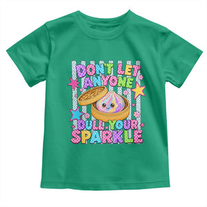 Squishy Lovers Toddler T Shirt Dont Let Anyone Dull Your Sparkle Cute Rainbow Dumpling Graphic