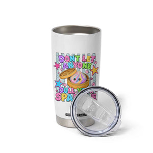 Squishy Lovers Tumbler Cup Dont Let Anyone Dull Your Sparkle Cute Rainbow Dumpling Graphic