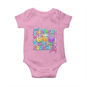 Just A Girl Who Loves Squishies Baby Onesie Cute Butter Dumpling Graphic Coquette Bow Girls