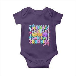 Just A Girl Who Loves Squishies Baby Onesie Cute Butter Dumpling Graphic Coquette Bow Girls