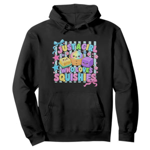 Just A Girl Who Loves Squishies Hoodie Cute Butter Dumpling Graphic Coquette Bow Girls