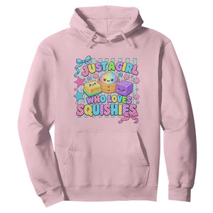 Just A Girl Who Loves Squishies Hoodie Cute Butter Dumpling Graphic Coquette Bow Girls