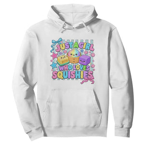 Just A Girl Who Loves Squishies Hoodie Cute Butter Dumpling Graphic Coquette Bow Girls
