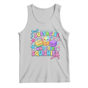 Just A Girl Who Loves Squishies Tank Top Cute Butter Dumpling Graphic Coquette Bow Girls