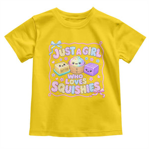 Just A Girl Who Loves Squishies Toddler T Shirt Squishy Lovers Kawaii Dumpling Graphic Coquette Bow Girls TS10 Daisy Print Your Wear
