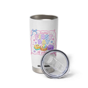 Happy First Day Of School Cute Kawaii Squishy Back To School Graphic Tumbler Cup