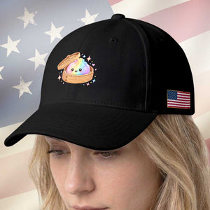 Cute Rainbow Dumpling Squishy Baseball Cap Kawaii Graphic