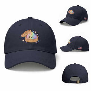 Cute Rainbow Dumpling Squishy Baseball Cap Kawaii Graphic