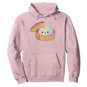 Cute Rainbow Dumpling Squishy Hoodie Kawaii Graphic TS10 Light Pink Print Your Wear