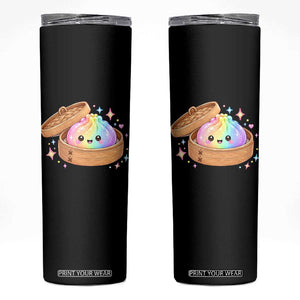 Cute Rainbow Dumpling Squishy Skinny Tumbler Kawaii Graphic
