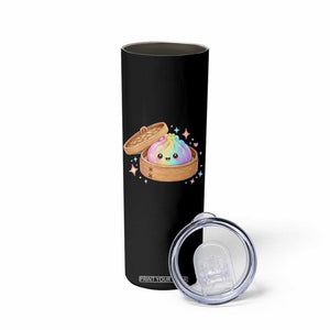 Cute Rainbow Dumpling Squishy Skinny Tumbler Kawaii Graphic