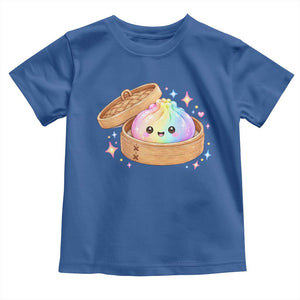 Cute Rainbow Dumpling Squishy Toddler T Shirt Kawaii Graphic TS10 Royal Blue Print Your Wear
