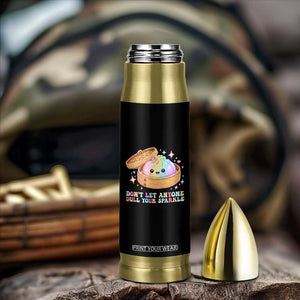 Dont Let Anyone Dull Your Sparkle Cute Rainbow Dumpling Squishy Graphic Bullet Tumbler TS10 Print Your Wear