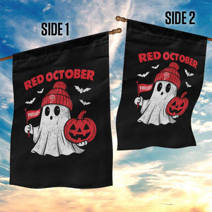 Red October Halloween Ghost Garden Flag Philadelphia Spooky Pumpkin Baseball Fan TS10 Print Your Wear