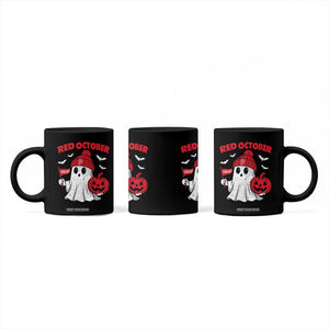 Red October Halloween Ghost Coffee Mug Philadelphia Spooky Pumpkin Baseball Fan TS10 Print Your Wear