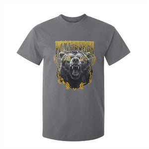 Vintage PFS T Shirt For Kid Retro Sports Fan Wild Mascot Streetwear Bootleg TS10 Charcoal Print Your Wear