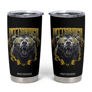 Vintage PFS Tumbler Cup Retro Sports Fan Wild Mascot Streetwear Bootleg TS10 Black Print Your Wear