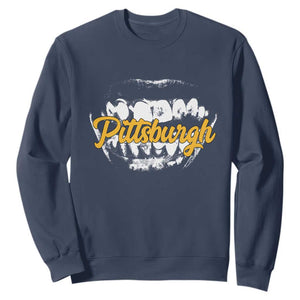 Pittsburgh Sweatshirt Streetwear Steel City Pride TS10 Navy Print Your Wear