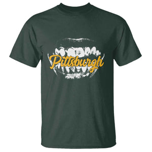 Pittsburgh T Shirt Streetwear Steel City Pride TS10 Dark Forest Green Print Your Wear