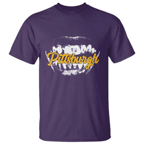 Pittsburgh T Shirt Streetwear Steel City Pride TS10 Purple Print Your Wear