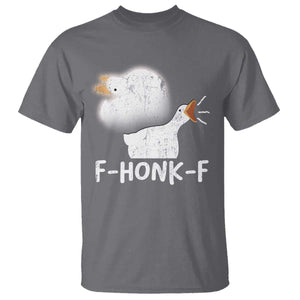 Silly Goose Meme T Shirt Retro F-Honk-F Funny Farm Animal TS10 Charcoal Print Your Wear