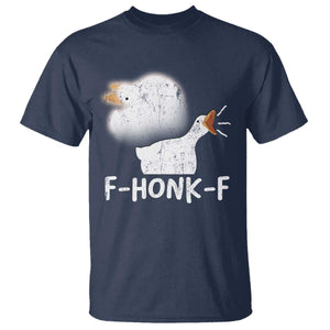 Silly Goose Meme T Shirt Retro F-Honk-F Funny Farm Animal TS10 Navy Print Your Wear