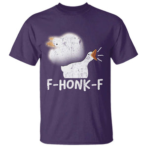 Silly Goose Meme T Shirt Retro F-Honk-F Funny Farm Animal TS10 Purple Print Your Wear