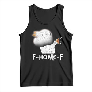 Silly Goose Meme Tank Top Retro F-Honk-F Funny Farm Animal TS10 Black Print Your Wear