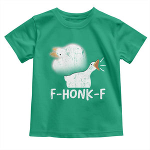 Silly Goose Meme Toddler T Shirt Retro F-Honk-F Funny Farm Animal TS10 Irish Green Print Your Wear